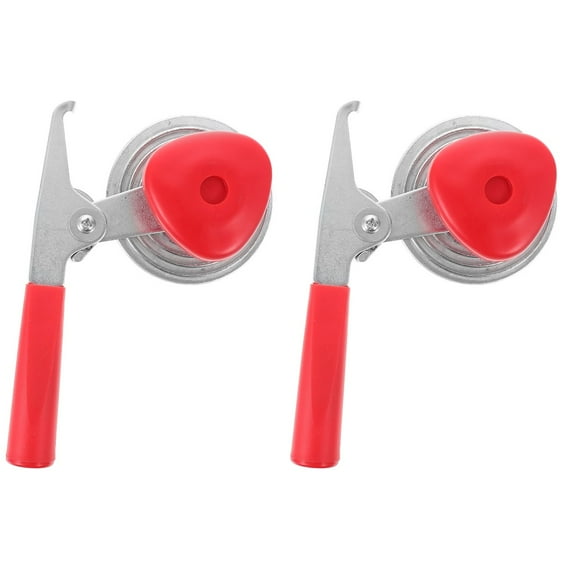 2 pcs Manual Sealing Can Tool Practical Can Sealer Sturdy Can Capping Machine (Red)