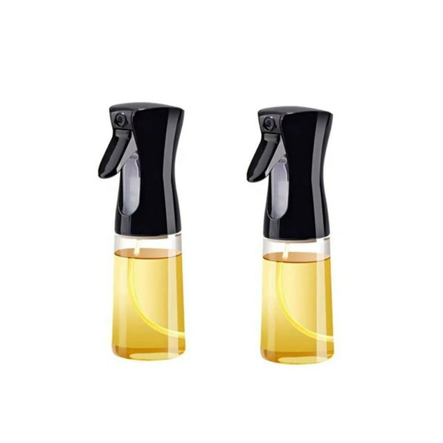 2 pcs The Original Advanced Oil Sprayer for Cooking, Kitchen, Salads, BBQs, Continuous Spray with Portion Control, Trusted by Chefs. Patented Technology. (Glass Bottle,220ml/7.8 oz)
