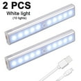 2 pcs Portable Closet Lights Wireless 10 Led Under Lighting