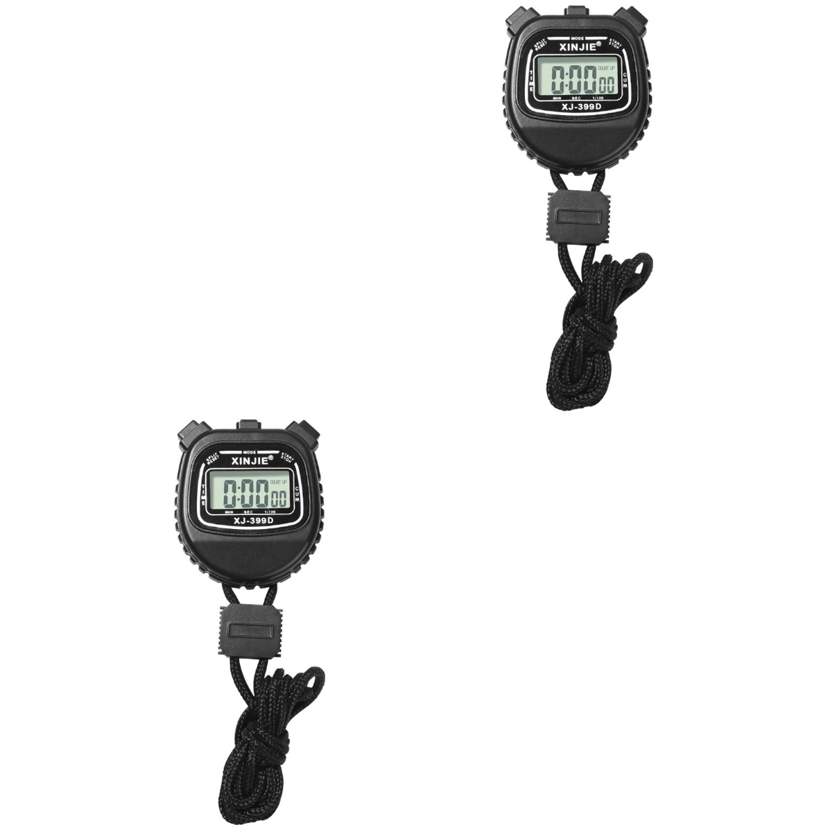 2 pcs Portable Training Stopwatch Match Stopwatches Practical Game