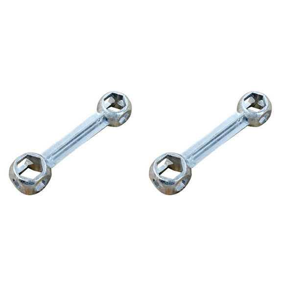 2 pcs Portable Wrench Hexagon Holes Cycling Bike Repair Spanner Multi Tools