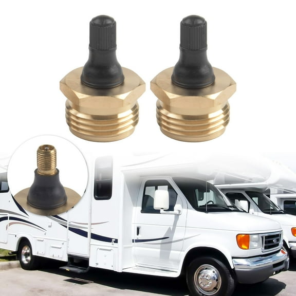 2 pcs RV Brass Anti-Freeze Blow Adapters for RVs,Boats,Campers and Trailers new