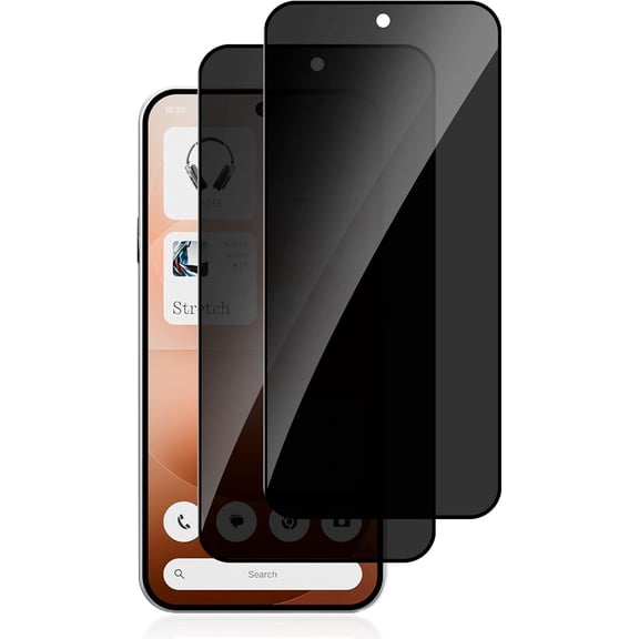 2 pcs Screen Protector for Nothing Phone Pro (4a) Privacy Screen Protector [Anti-Spy] [Anti-Scratch] [9H Hardness] Tempered Glass for Nothing Phone Pro (4a) 5G