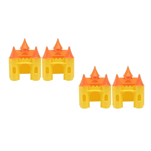 2 pcs  Small Animal Hamster Hideout Hamster House Cages Creative Plastic Bed House