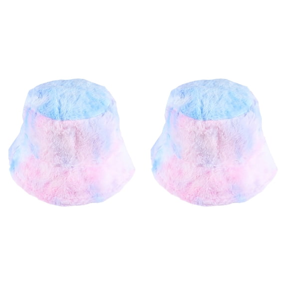 2-Pack Trendy Tie-Dye Bucket Hats for Men and Women, Lightweight Fisherman Sun Caps, Outdoor Beach Headwear