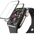 [2 Pcs] Tempered Glass Screen Protector Compatible for Apple Watch