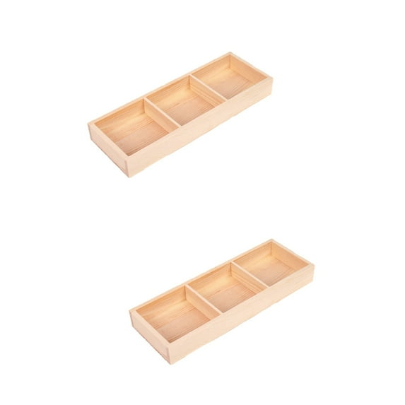 TABLZONE 2Set Wooden Flower Pot Rack Organizer for Home Gardening Office Supplies Storage