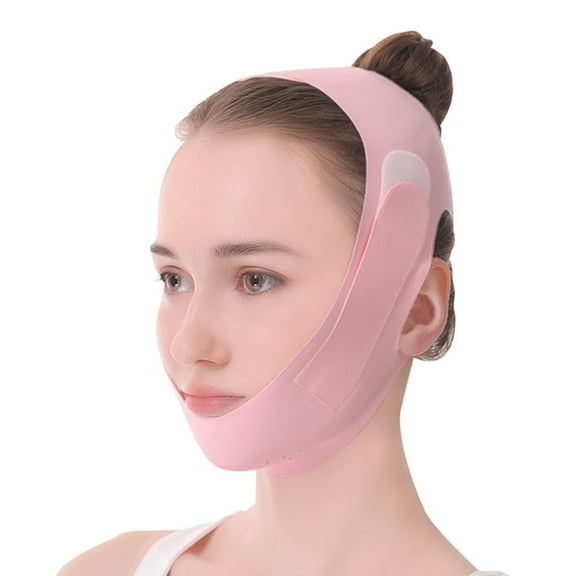 2 pcs V Line Face Lifting Strap - Chin and Cheek Lifting Bandage for V Face Lift - Sleeping Mask Strap for Women with 4 Bands