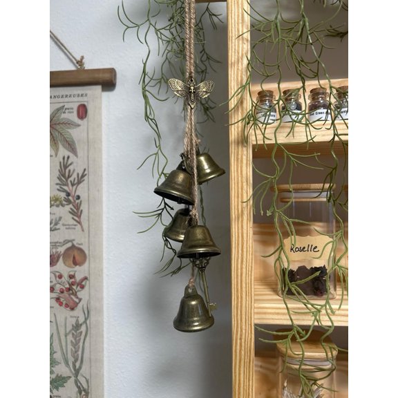 2 pcs Witch Bells for Door Knob, Hanging Bells for Door, Witch Decor,Vintage Bell,Witchcraft Supplies for Boho Home Room Decor$$