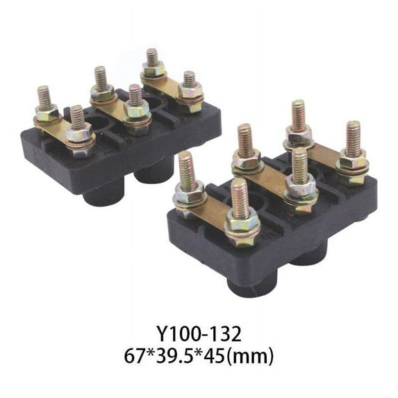 2 pcs Y100-132 Three-phase Motor Terminal Block Wiring Board Rack