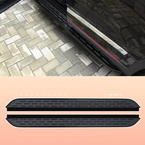 2 pcs fit for Land Rover Range Rover L460 2023 2024 2025LWB (Long WheelBase) Running Board accessories Aluminium Side Step Nerf bar (with Brackets) black