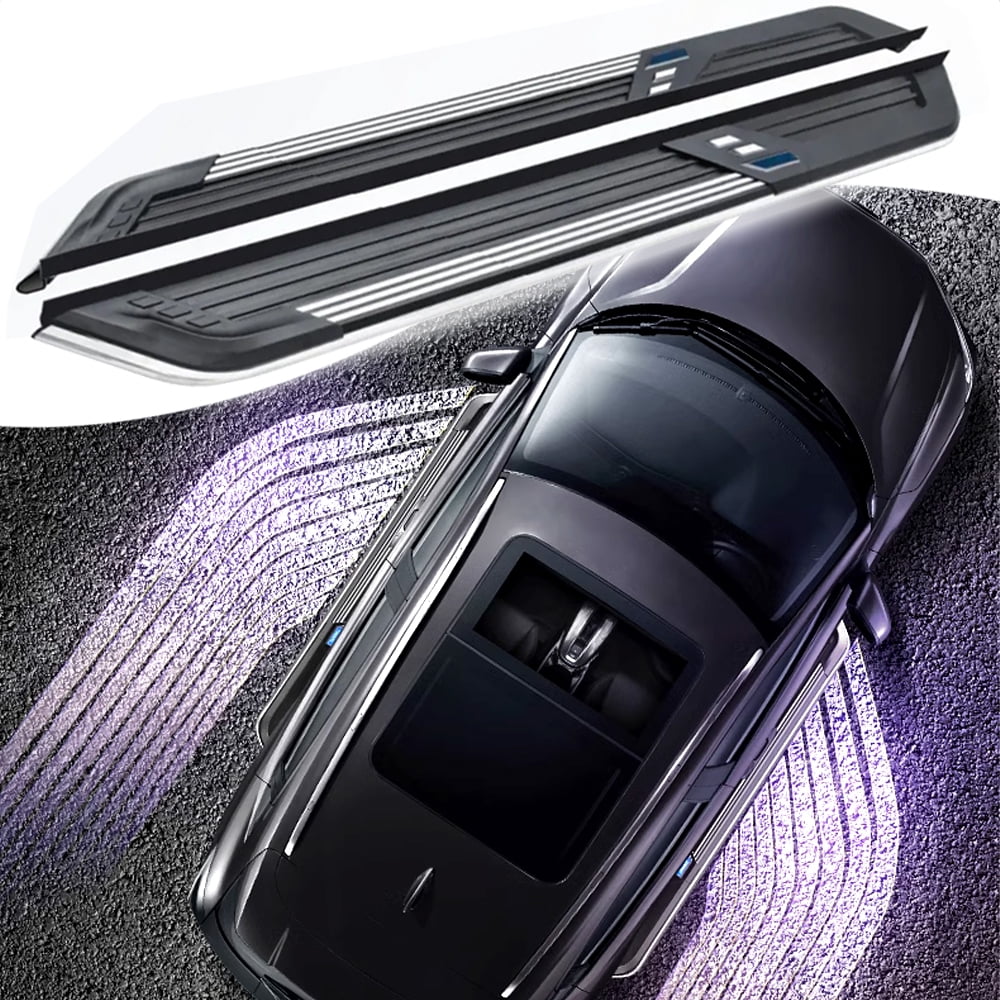 2 pcs fit for Infiniti QX60 JX35 2013-2021 Running Board Lighted car pedals Angel wings accessories Aluminium Side Step Nerf bar (with Brackets)