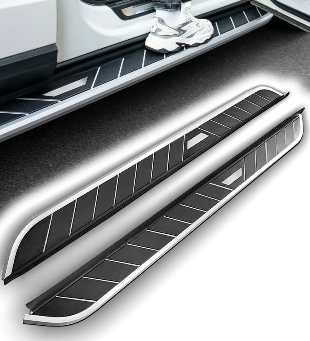 2 pcs fit for JEEP Grand Cherokee 2011-2021 Running Boards Aluminium Side Step Nerf bar (with Brackets) all black