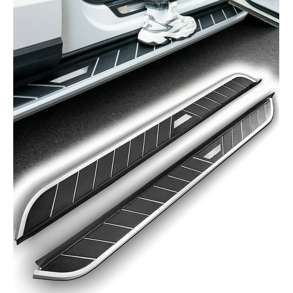 2 pcs fit for JEEP Grand Cherokee 2011-2021 Running Boards Aluminium Side Step Nerf bar (with Brackets) all black