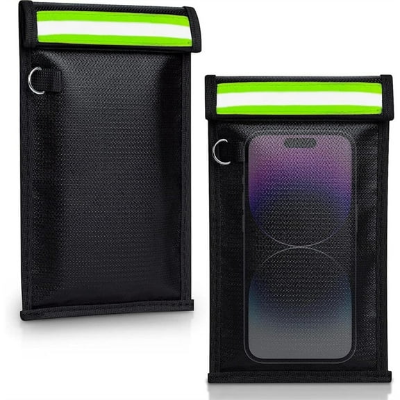 2 pcs * go dark bags for cell phones-As Shown