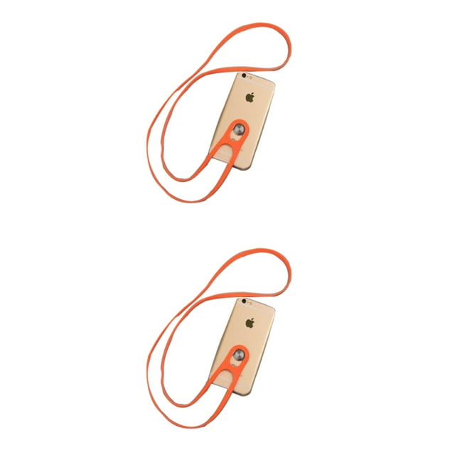 2 pcs lost Chain Silicon Straps Lanyard Neck Hanging Rope Chain Straps