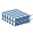 thumbnail image 1 of Strickland Home 18.5" x 16" Outdoor Dining Chair Cushions, Patio Garden Cushion, 2 Count, 1 of 6