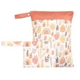 thumbnail image 1 of 2 pcs/set Wet Dry Bags for Baby Cloth Diapers - Reusable, Washable for Stroller, Diapers, Travel Bags, Gym Bag, 1 of 7