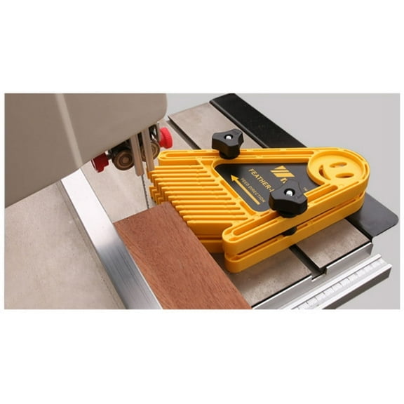 2-piece Feather Board, Loc Board, Adjustable Woodworking Safety Table Saw Push Block