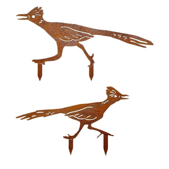 2-piece Garden Lawn Art Desert Decoration Metal Courtyard Decoration