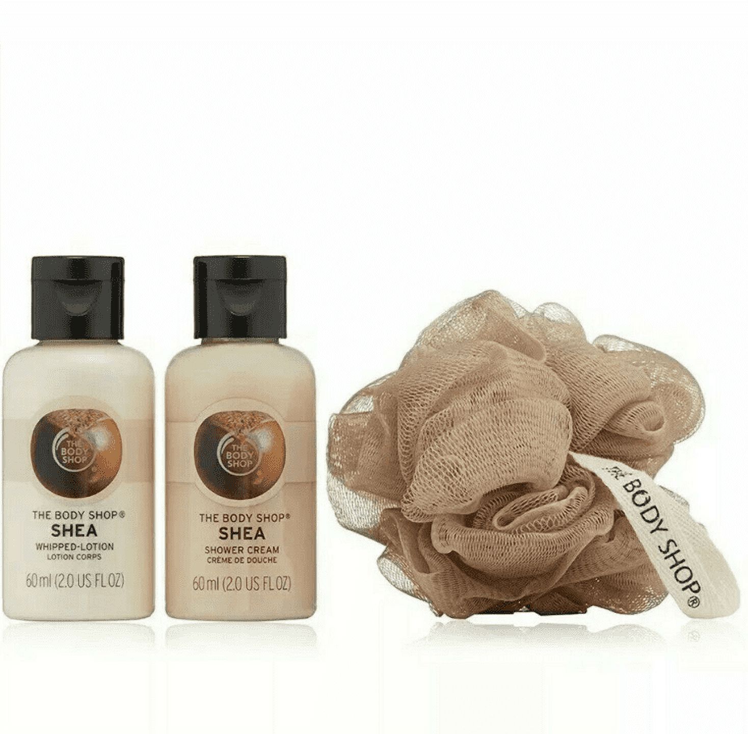 2 piece The Body Shop SHEA Treats Gift Set Shower Cream & Whipped
