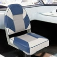2piece boat seat set, foldable, high backrest