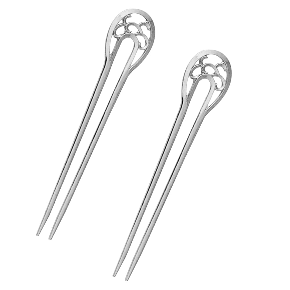 2piece fashionable long hair decoration Ushaped hair clip hair stick