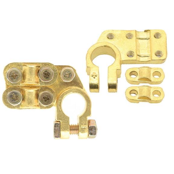 2-piece heavy-duty battery top pole cable terminal, wire terminal, 5-piece screw set M6 M8-