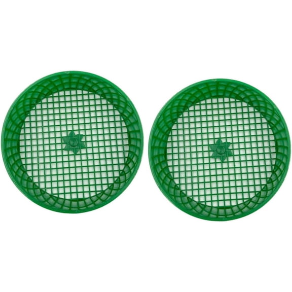 2-piece stainless steel soil sieve, efficient fine mesh sieve for gardening, filtering soil, sand and worm castings, durable gardening tool