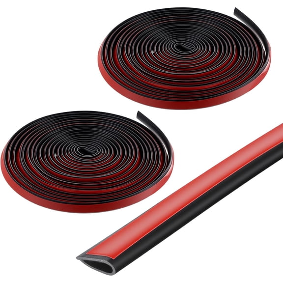 2-piece sticky fireproof/smokeproof seal strip, flexible silicone rubber seal strip, suitable for door windows indoor and outdoor commercial weather sealing strip (0.5-inch wide 0.25-inch high 20 fee
