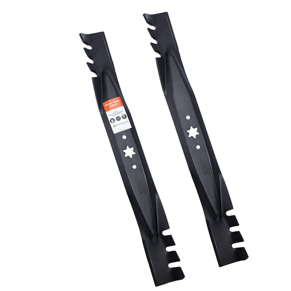 2 pieces 942-04308-x  Mulching Blades for Cub Cadet XT1 LT42 ZT1 RZT42 42 inch Riding Mower, Troy Bilt Bronco Pony 42'' Deck Lawn Tractor