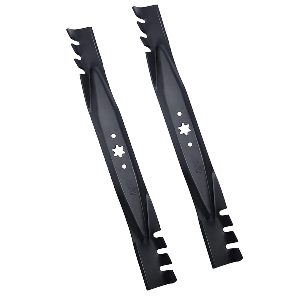 2 pieces 942-04308-x  Mulching Blades for Cub Cadet XT1 LT42 ZT1 RZT42 42 inch Riding Mower, Troy Bilt Bronco Pony 42'' Deck Lawn Tractor