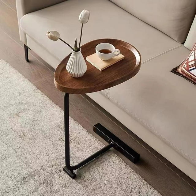 2pieces Cshaped Side Table C Shaped End Table Side Table for Couch