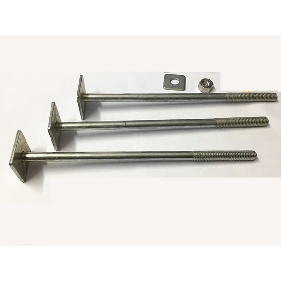 (2 pieces)Carbon steel building wall screws bolts rivets M12X280mm.