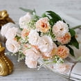 thumbnail image 1 of 2 pieces Delicate Silk Artificial Flowers - each flower of 20 Heads for Home Decor, Weddings, and Parties, 1 of 5