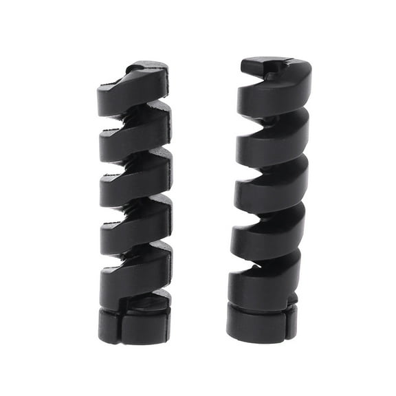 2 pieces Protective Cover Cable Protector Spiral Cord Case for Smartphone USB
