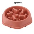thumbnail image 1 of 2 pieces，Slow feeding dog bowl for dogs and cats - interactive feeder, 1 of 14