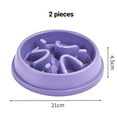 thumbnail image 1 of 2 pieces，Slow feeding dog bowl for dogs and cats - interactive feeder, 1 of 14