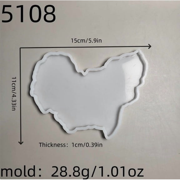 2 pieces coaster glue mold diy coaster tea coaster coffee mat silicone mold