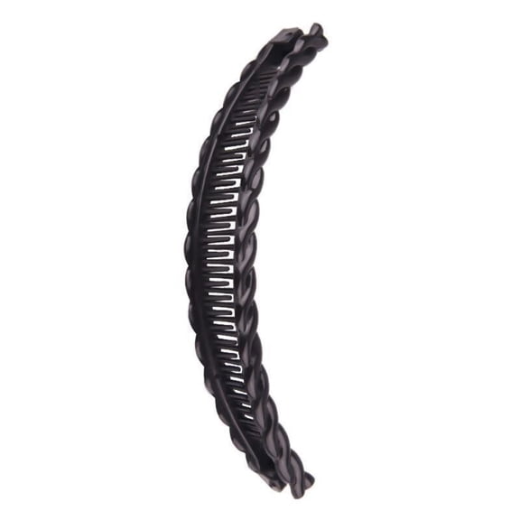 (2 pieces for one sale) Korean style insert comb, wavy hairpin, bangs comb-black