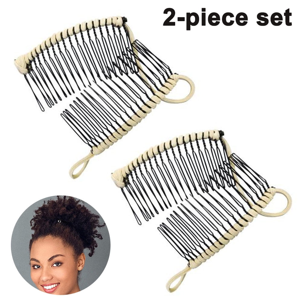 2 pieces of banana hair clips large retro banana clip comb tool for