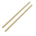 thumbnail image 1 of 2 pieces of solid brass round bars, diameter: 3.6mm, length: 500mm, 1 of 5