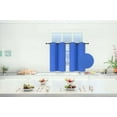 thumbnail image 1 of 2 pieces royal blue K54 thermal panel small curtain kitchen nursery window grommet blackout size 28" wide X 54" length light blocking, 1 of 3