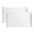 thumbnail image 1 of 2 pieces satin silk pillowcase Deluxe standard large King size home sofa bedding protective cover, 1 of 7