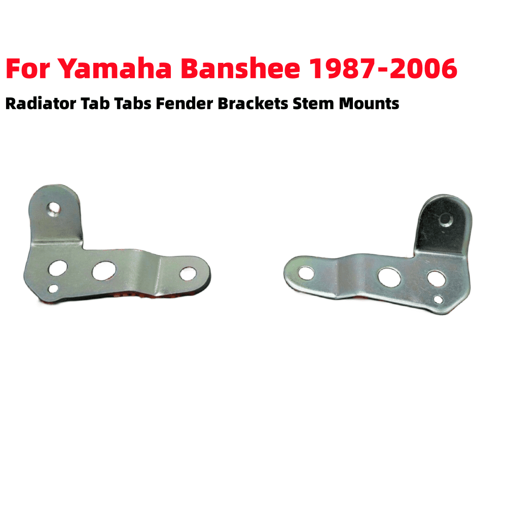 Banshee Radiator Brackets 2 pieces suitable for Yamaha Banshee 1987-2006 radiator label mudguard ...