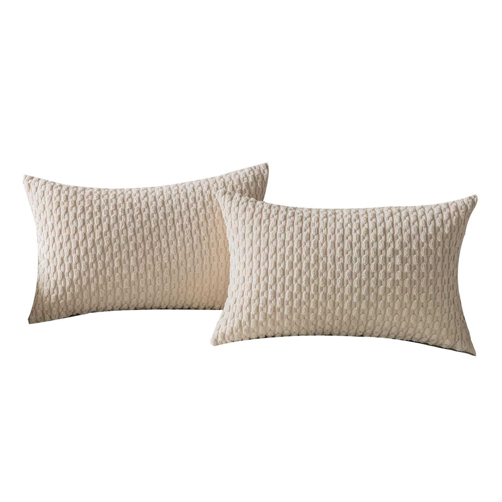 (2 pillowcases) Clearance Shiogb, Short chain corduroy pillowcase 30*50