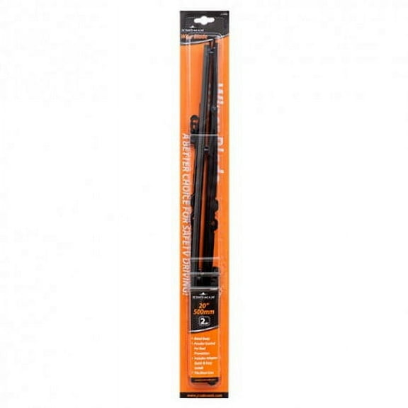 2/pk All Season Auto Cars Trucks Windshield Wiper Blade Beam 20 inches