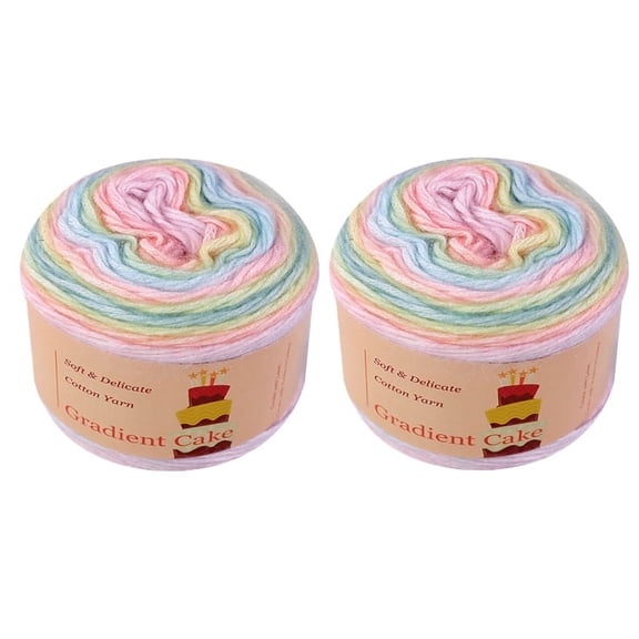 2-pk Gradient Cake Cotton Yarn Ball by Yonkey Monkey (1153)