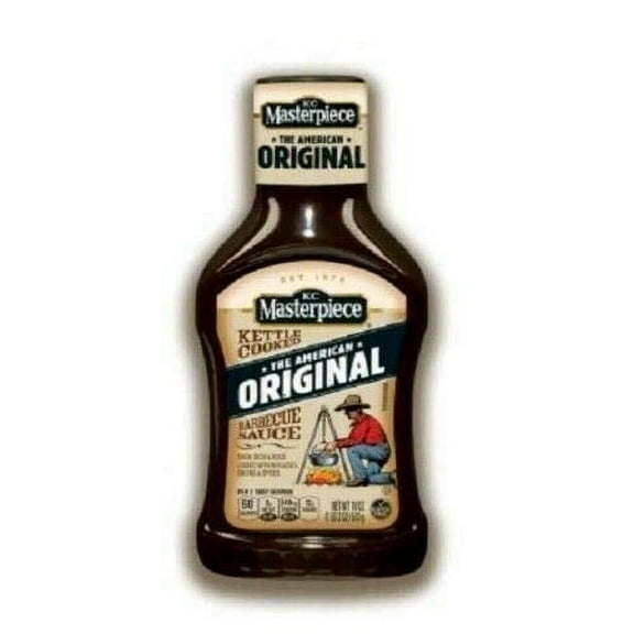 2 pk- KC Masterpiece Original Barbecue Sauce BBQ 18 oz