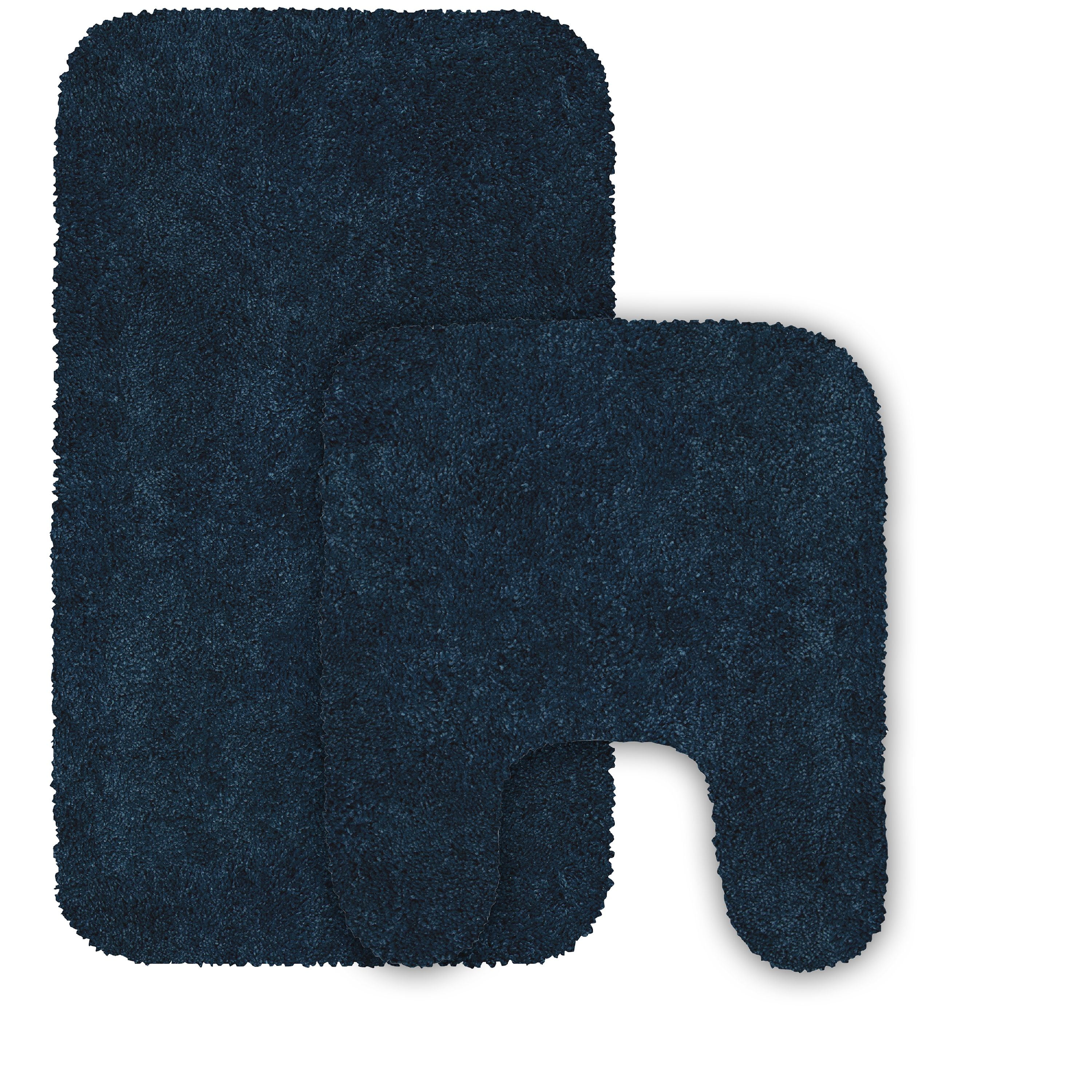 2 pk. Mainstays Performance Nylon Bath Rug Set, 19.5" x 34" & 19.5 x 22